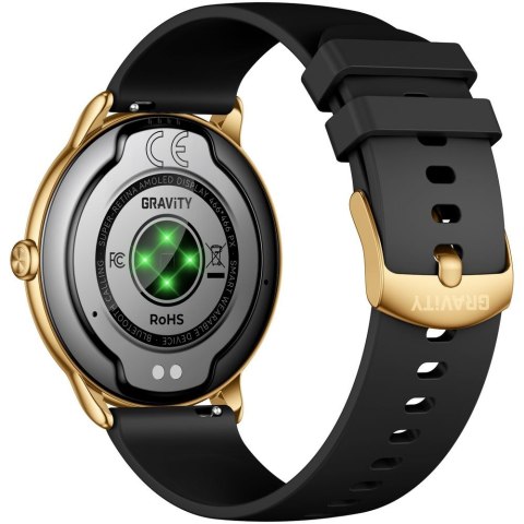 SMARTWATCH DAMSKI GRAVITY GT31-2 - AMOLED, DODATKOWY PASEK (sg052a)