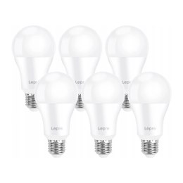 Żarówka LED LEPRO 100080-DW-EU-6 E27 A60 13W(100W) 1521lm 6500K 180° 6 szt.