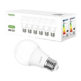 Żarówka LED LEPRO 100090-DW-EU-6 E27 A60 8,5W (60W) 806lm 6500K zimna 180° 6 szt.