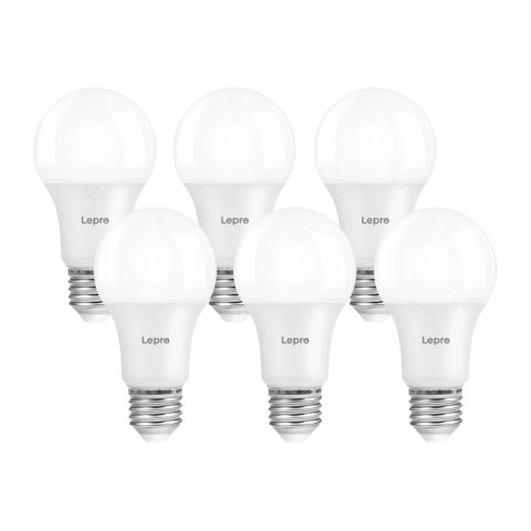 Żarówka LED LEPRO 100092-WW-EU-6 A60 E27 7W 800lm 2700K ściemnialna klasa E 6 szt.