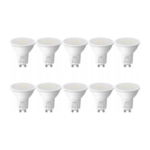 Żarówka LED LEPRO 200081-DW-EU-10 GU10 4,5W 345lm 6500K 100° 10 szt.