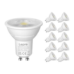 Żarówka LED LEPRO 200084-DW-EU-10 GU10 ściemnialna 4,5W 345lm 6500K 38° 10 szt.