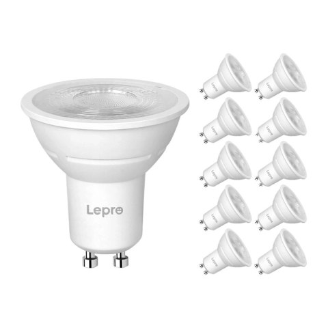 Żarówka LED LEPRO 200084-WW-EU-10 GU10 ściemnialna 4,5W 345lm 2700K 38° 10 szt.