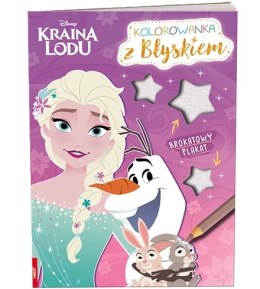 Ameet: DISNEY - Kraina Lodu. Kolorowanka z błyskiem