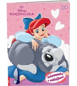 Ameet: DISNEY - Księżniczka. Kolorowanka z Naklejkami