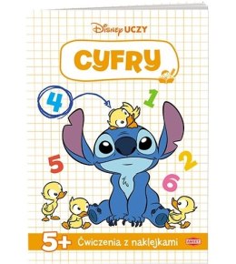 Ameet: DISNEY Uczy - Stitch. Ćwiczenia z naklejkami Cyfry
