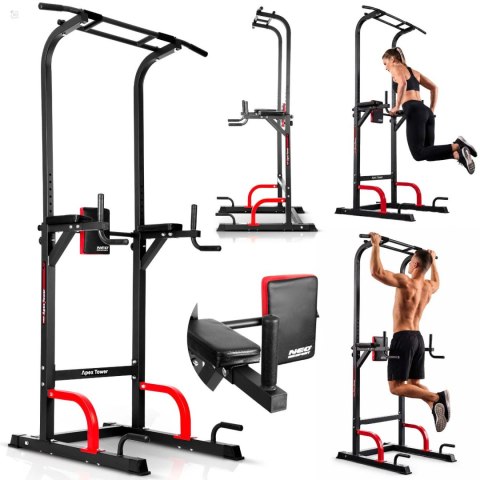 Drążek do podciągania dipów wolnostojący stabilny udźwig 150 kg Neo-Sport 130200