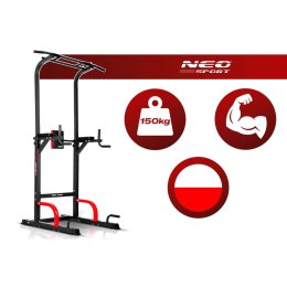 Drążek do podciągania dipów wolnostojący stabilny udźwig 150 kg Neo-Sport 130200