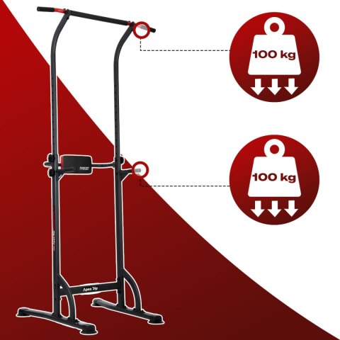 Drążek do podciągania wolnostojący stabilny udźwig 100 kg Neo-Sport 130300