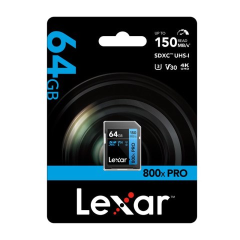 Karta pamięci Lexar Professional 800x Pro SDXC 64GB