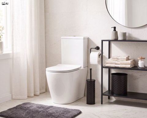 Szczotka do WC toaletowa czarna CARLOS