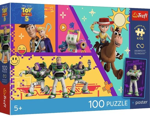Trefl: Puzzle 100el. - Premium Plus Kids - Zabawki w akcji