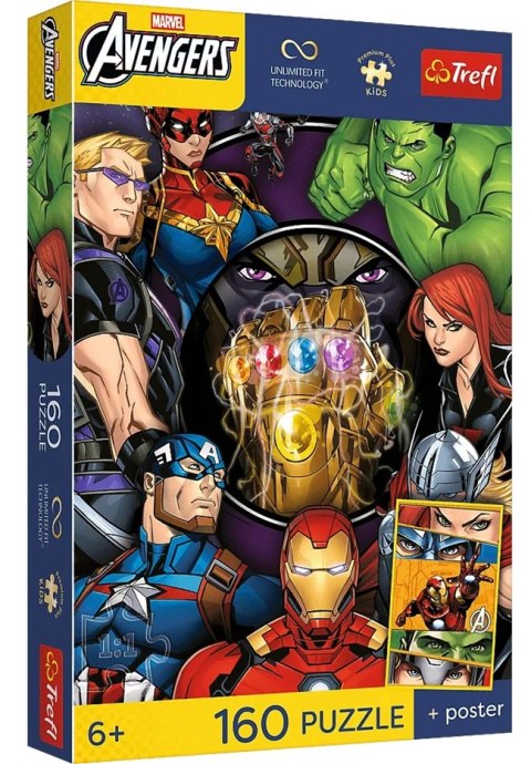 Trefl: Puzzle 160el. - Premium Plus Kids - Bohater dnia