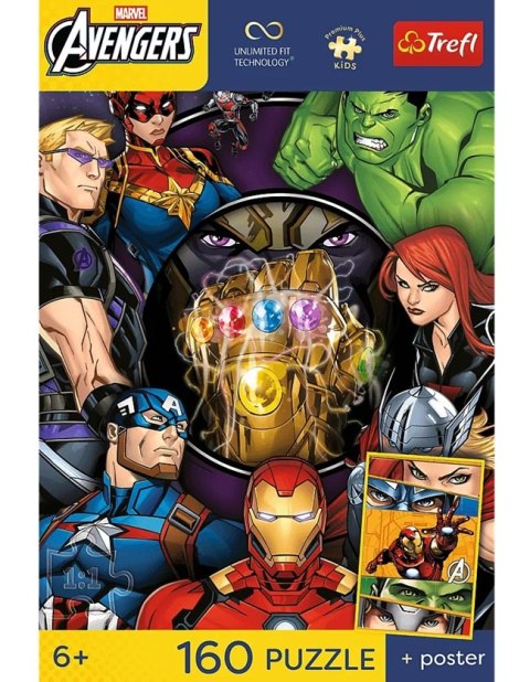 Trefl: Puzzle 160el. - Premium Plus Kids - Bohater dnia