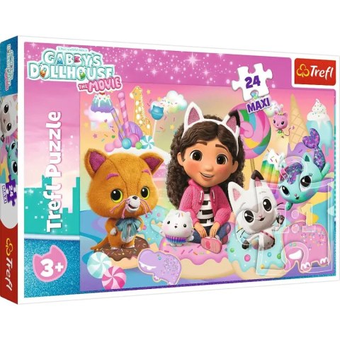Trefl: Puzzle maxi 24el. - Koci świat Gabby