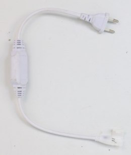 Wtyczka z przew.36cm do paska LED Loyal 230V,do 50m+zaś+5 uchw