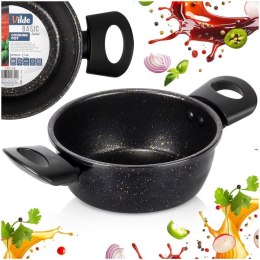 Garnek Granitowy Non-Stick do Gotowania Duszenia Czarny 1,2 L VILDE