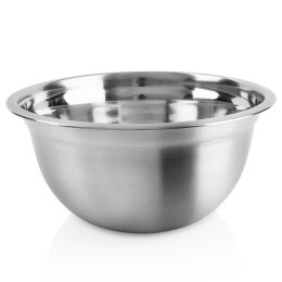 Miska Kuchenna Stalowa Okrągła Srebrna Matowa 3,2 L 24 cm VILDE