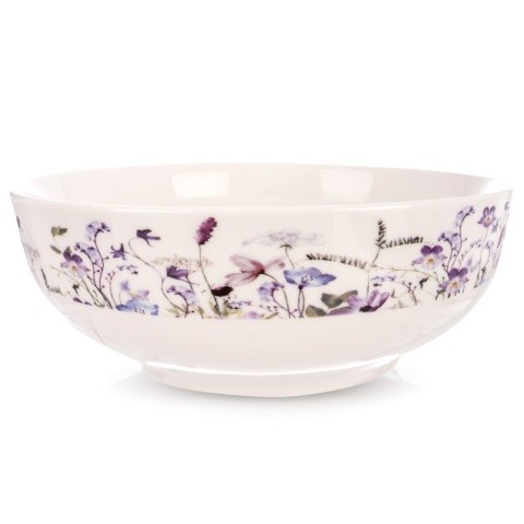 Miska Porcelanowa na Sałatkę Owoce Duża w Polne Kwiaty Louka 1,6 L ORION