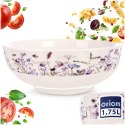 Miska Porcelanowa na Sałatkę Owoce Duża w Polne Kwiaty Louka 1,6 L ORION