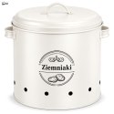 Pojemniki na ziemniaki cebulę czosnek TARCOS krem 3 szt