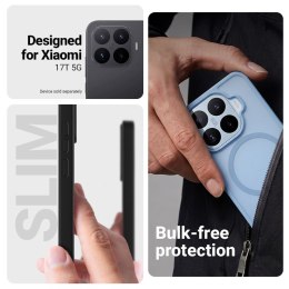 Crong Hybrid Matte Magnetic - Etui MagSafe Xiaomi 17T (niebieski)