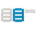 GNIAZDO MODULARNE KEYSTONE SXF-M-1-45-WH-P SOLARIX