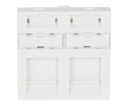 GNIAZDO MODULARNE KEYSTONE SXF-M-2-45-WH-P SOLARIX