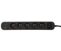 LISTWA ZASILAJĄCA PS-6/B/1.5M (5 GNIAZD + 2 USB) 1.5 m VIRONE