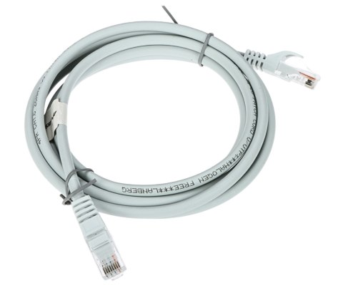 PATCHCORD RJ45/6/2.0-CU-GREY 2.0 m Lanberg