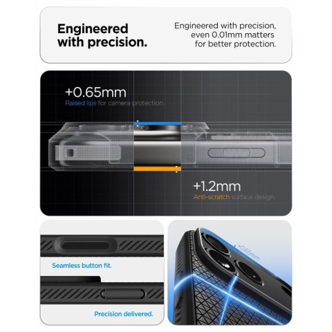 Spigen Liquid Air - Etui do iPhone 18 Pro Max / 17 Pro Max (Matte Black)