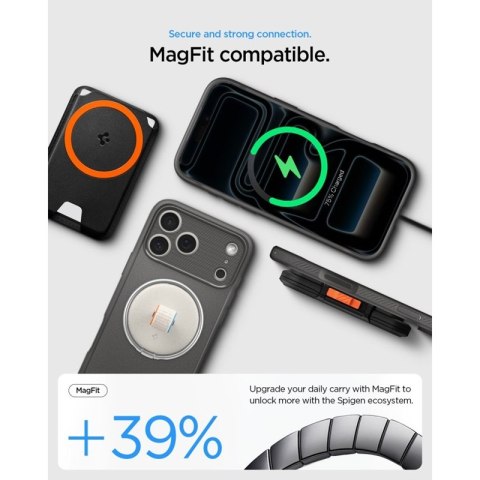 Spigen Rugged Armor Mag MagSafe - Etui do iPhone 18 Pro Max / 17 Pro Max (Gray)