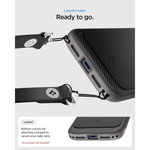 Spigen Rugged Armor Mag MagSafe - Etui do iPhone 18 Pro Max / 17 Pro Max (Gray)