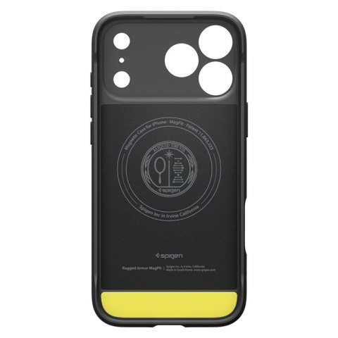 Spigen Rugged Armor Mag MagSafe - Etui do iPhone 18 Pro Max / 17 Pro Max (Matte Black)