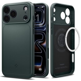 Spigen Thin Fit Mag MagSafe - Etui do iPhone 18 Pro Max / 17 Pro Max (Abyss Green)