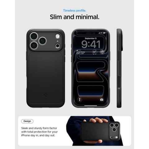Spigen Thin Fit Mag MagSafe - Etui do iPhone 18 Pro Max / 17 Pro Max (Black)
