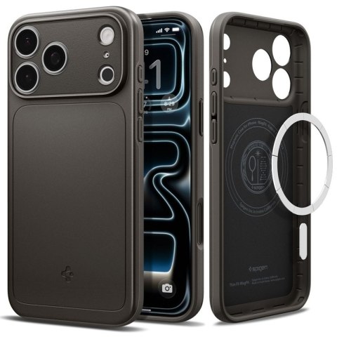 Spigen Thin Fit Mag MagSafe - Etui do iPhone 18 Pro Max / 17 Pro Max (Gunmetal)