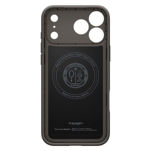 Spigen Thin Fit Mag MagSafe - Etui do iPhone 18 Pro Max / 17 Pro Max (Gunmetal)