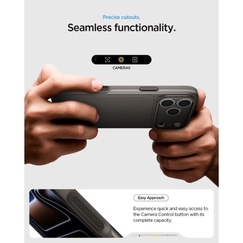 Spigen Thin Fit Mag MagSafe - Etui do iPhone 18 Pro Max / 17 Pro Max (Gunmetal)