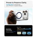 Spigen Ultra Hybrid Mag MagSafe - Etui do iPhone 18 Pro Max / 17 Pro Max (Clear/Deep Blue)