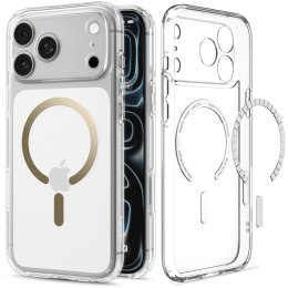 Spigen Ultra Hybrid Mag MagSafe - Etui do iPhone 18 Pro Max / 17 Pro Max (Clear/Gold)