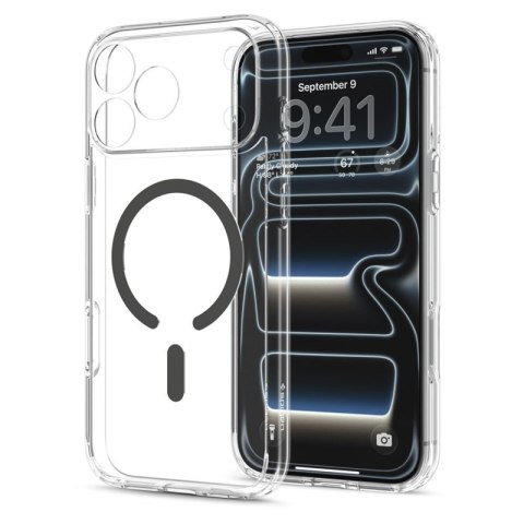 Spigen Ultra Hybrid Mag MagSafe - Etui do iPhone 18 Pro Max / 17 Pro Max (Clear/Graphite)