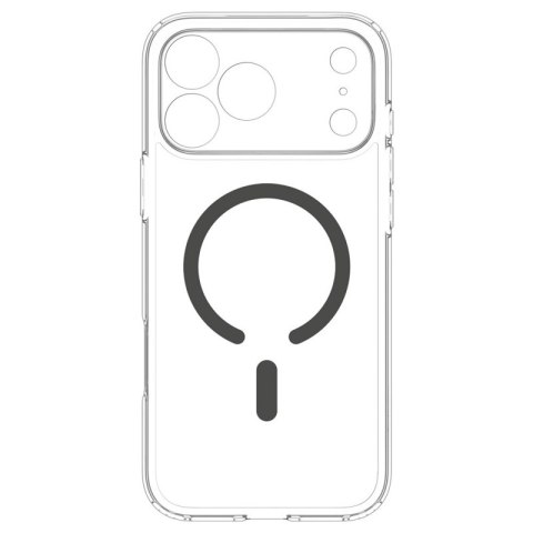 Spigen Ultra Hybrid Mag MagSafe - Etui do iPhone 18 Pro Max / 17 Pro Max (Clear/Graphite)