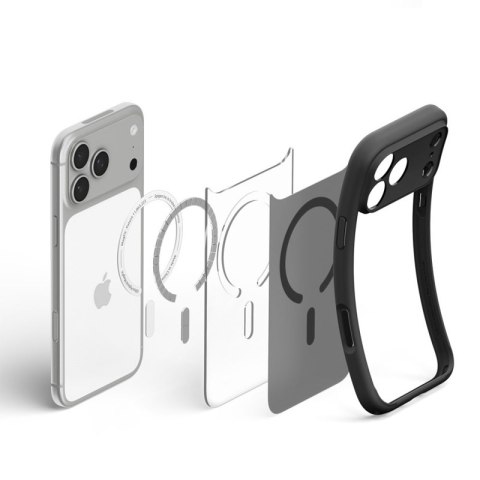 Spigen Ultra Hybrid Mag MagSafe - Etui do iPhone 18 Pro Max / 17 Pro Max (Frost Black)