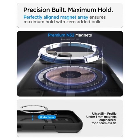 Spigen Ultra Hybrid Mag MagSafe - Etui do iPhone 18 Pro Max / 17 Pro Max (Frost Black)