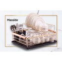Suszarka do naczyń dwupoziomowa MS-601 Massido złota