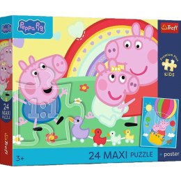 Trefl: Puzzle maxi 24el. - Premium Plus Kids - Świnkowe dni