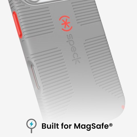 Speck Candyshell Grip MagSafe - Etui iPhone 18 Pro / 17 Pro (Overcast Grey)