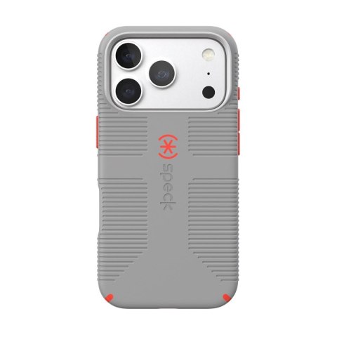 Speck Candyshell Grip MagSafe - Etui iPhone 18 Pro / 17 Pro (Overcast Grey)