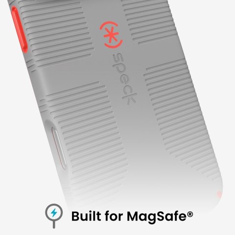 Speck Candyshell Grip MagSafe - Etui iPhone 18 Pro Max / 17 Pro Max (Overcast Grey)